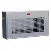 Щит пожарный закрытый из нержавеющей стали (1 дверь сетка) 